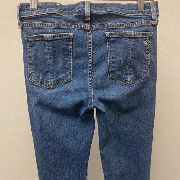 Rag & Bone 29 Skinny Jeans La Paz Distressed Ripped Womens Juniors Stretch - Picture 6 of 13
